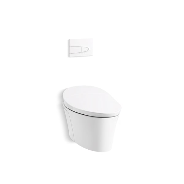 Kohler Toilet, Wall Mounted Mount, Elongated, White 5402-0 - main